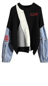DENIM SWEATER