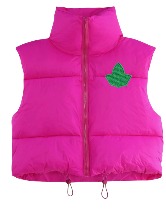 Hot Pink Vest  w/ Ivy