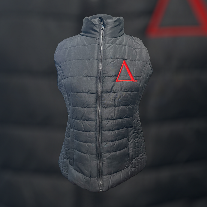 Black Puff Vest