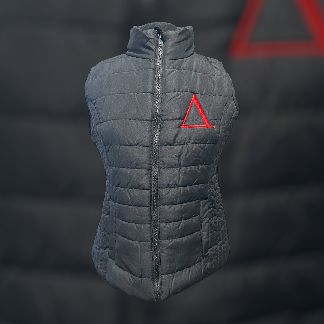 Black Puff Vest