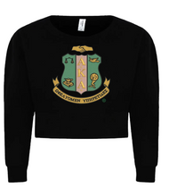 Load image into Gallery viewer, Crop AKA SHIELD SWEATSHIRT