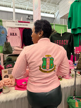 Load image into Gallery viewer, Soft Pink Leather Jacket