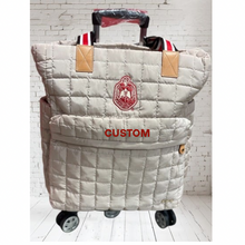 Load image into Gallery viewer, DELTA ROLLING TOTE BAG