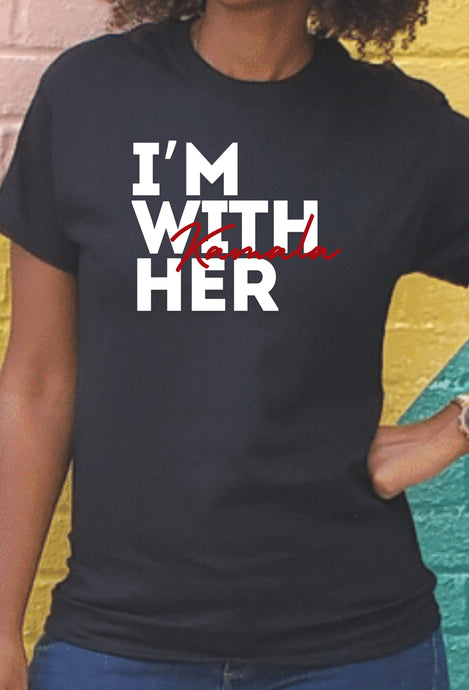 I’m with her Kamala (Red)