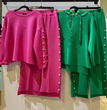 Load image into Gallery viewer, GREEN 2 PIECE PEARL SET