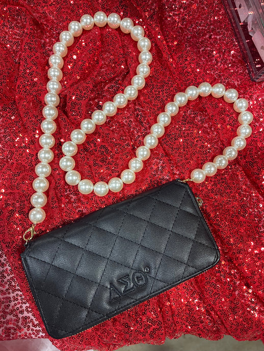DST Pearl Crossbody Strap w/Wallet