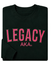 Load image into Gallery viewer, AKA Legacy Leather Sweatshirt
