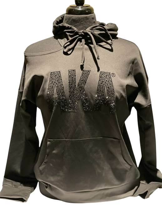 AKA BLING COLD SHOULDER HOODIE