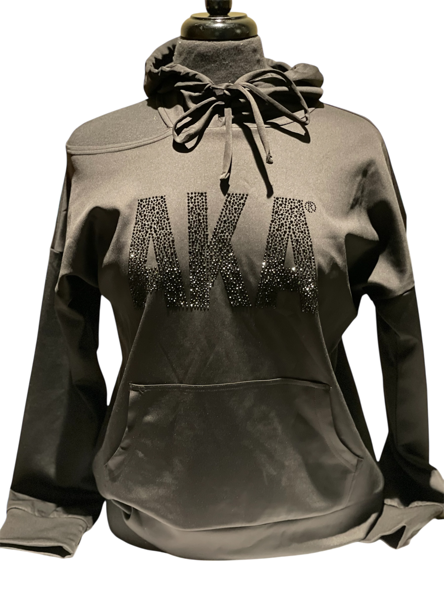 AKA BLING COLD SHOULDER HOODIE