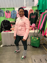 Load image into Gallery viewer, Soft Pink Leather Jacket
