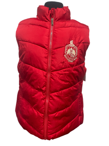 Red Puff Vest