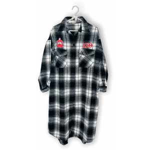 Oversized Plaid Fleece