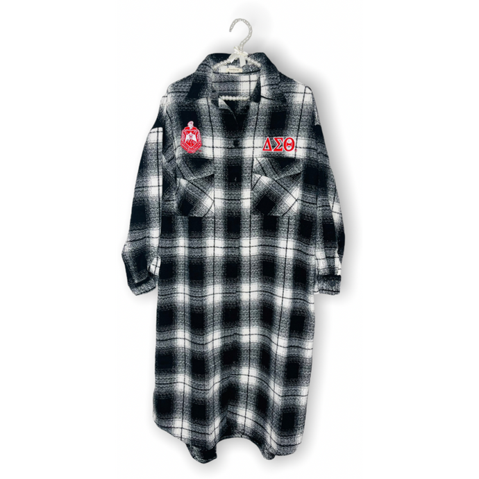 Oversized Plaid Fleece