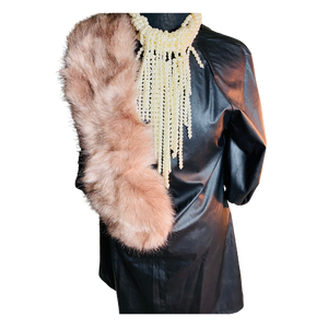 Rose Fur Collar