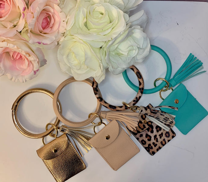 Arm Candy Bangle Keychain with Wallet