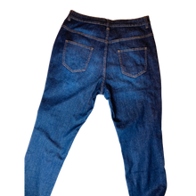 Load image into Gallery viewer, Dark Denim Pearl Distressed Jeans