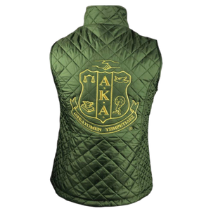 Olive Green Puffer Vest