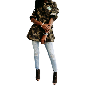 Skinny Jeans With Pearls