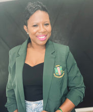 Load image into Gallery viewer, Green Blazer w/ Shield