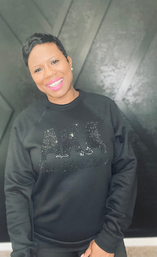 Black On Black Rhinestone